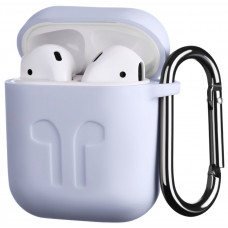 Чехол 2Е для Apple AirPods Pure Color Silicone Imprint Lavender