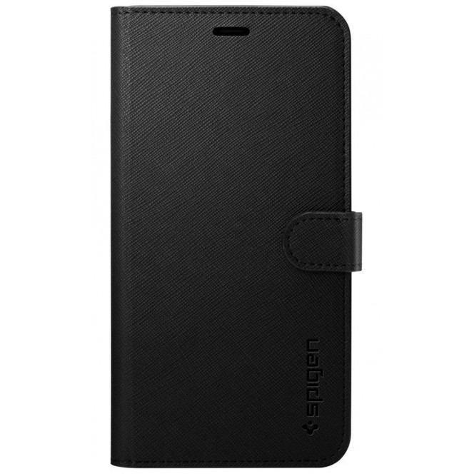 Cover of Spigen for iPhone 11 Wallet S Saffiano Black