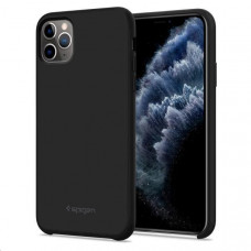 Cover of Spigen for iPhone 11 Pro Silicone Fit Black