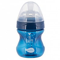 Small bottle for feeding of Nuvita NV6012 Mimic Cool of 150 ml 0 m + Antikolikovaya, dark blue (NV6012NIGHTBLUE)