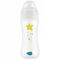 Small bottle for feeding of Nuvita NV6051 Mimic Collection of 330 ml 4 m + Antikolikovaya, white (NV6051BIANCO)