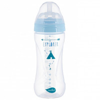 Small bottle for feeding of Nuvita NV6051 Mimic Collection of 330 ml 4 m + Antikolikovaya, blue (NV6051AZZURO)