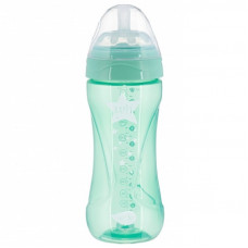 Small bottle for feeding of Nuvita NV6052 Mimic Cool of 330 ml 4 m + Antikolikovaya, green (NV6052GREEN)