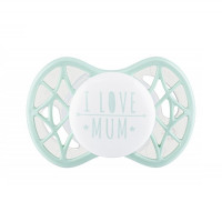 Dummy orthodontic Nuvita NV7064 Air55 Cool 0m + I LOVE MUM mint (NV7064SG)