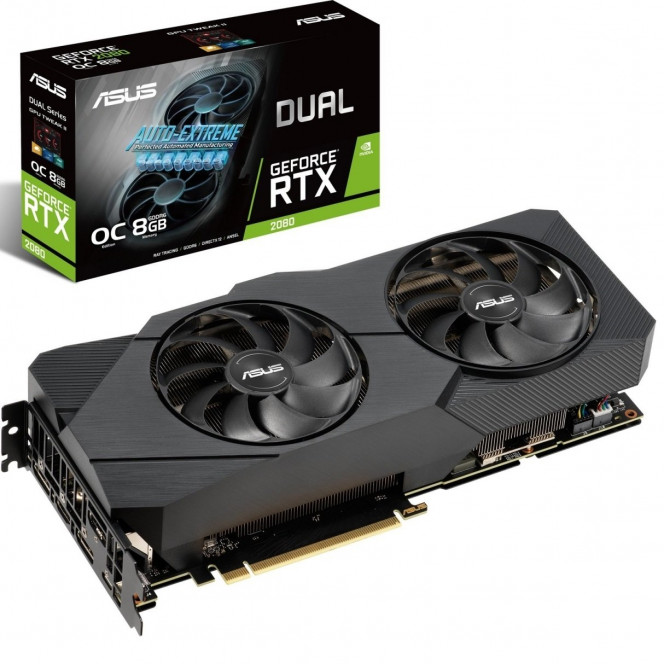 Video card of ASUS GeForce RTX2080 SUPER 8GB GDDR6 DUAL EVO V2 (DUAL-RTX2080S-O8G-EVO-V2)