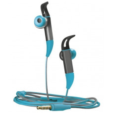 Trust Fit Sports Mic Blue earphones