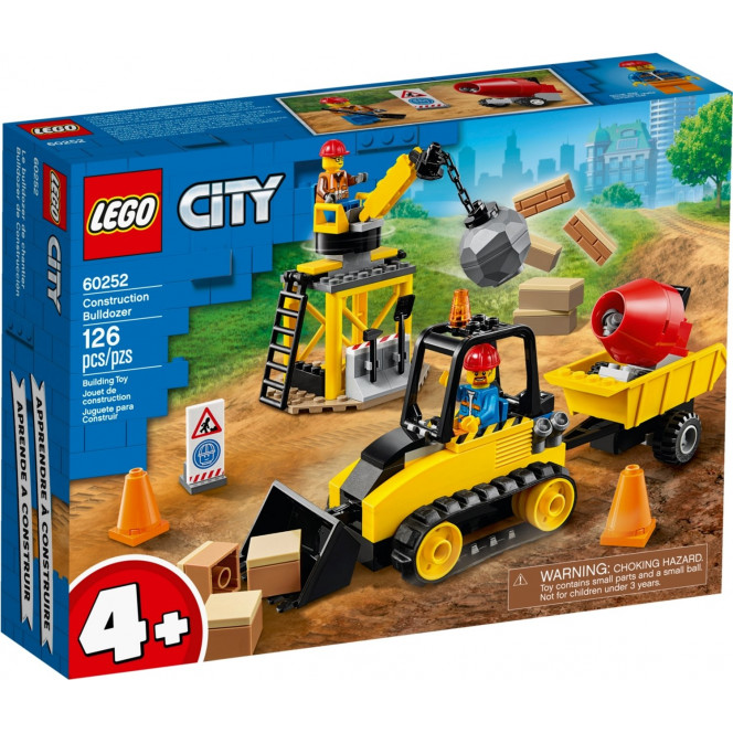 Конструктор LEGO City Строительный бульдозер (60252)