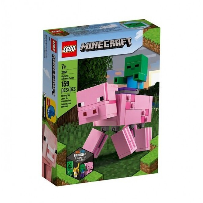 Designer of LEGO Minecraft Pig and Zombie child (21157)