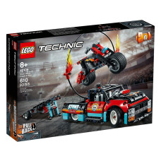 The designer of LEGO Technic Shaw of tricks by trucks and motorcycles (42106)