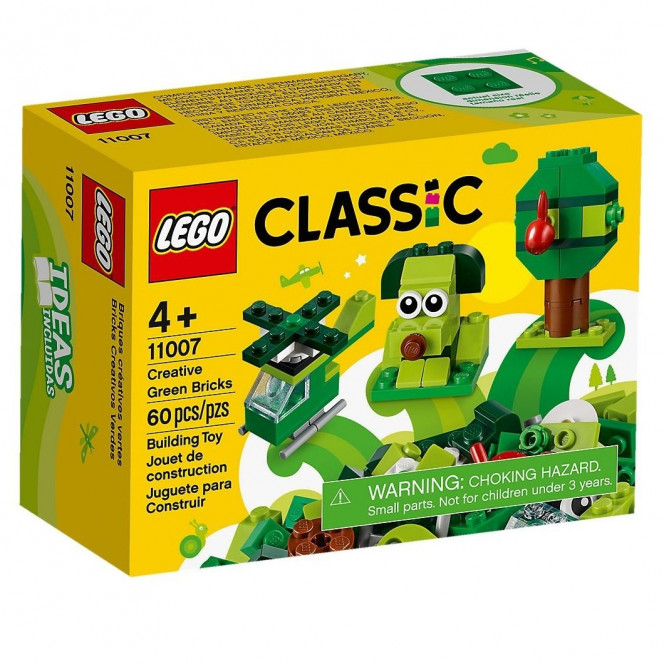 Конструктор LEGO Classic Набор для конструирования зелёный (11007)