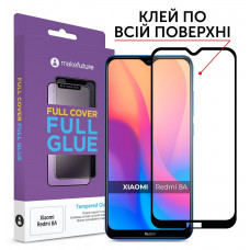 Стекло MakeFuture для Xiaomi Redmi 8A Full Cover Full Glue