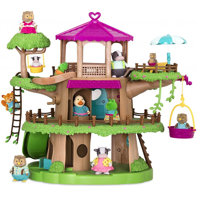 The game Lodge set Li'l Woodzeez on a tree (6444Z)