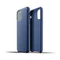 MUJJO cover for iPhone 11 Pro Full Leather, Monaco Blue