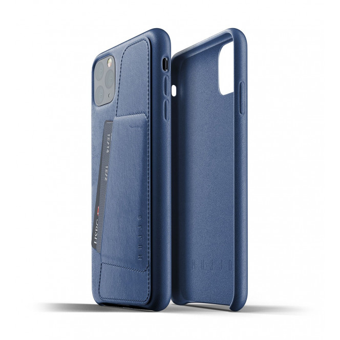 Чeхол MUJJO для iPhone 11 Pro Max Full Leather Wallet Monaco Blue