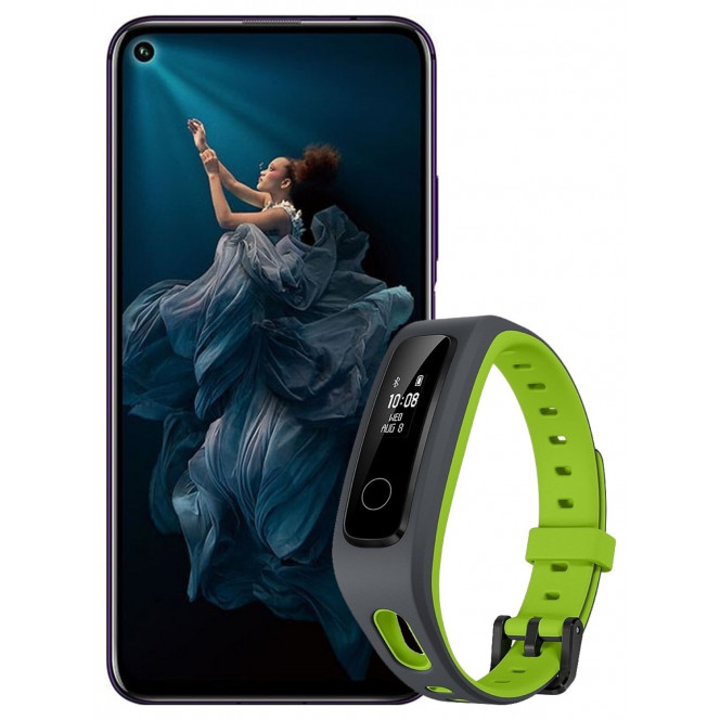 Honor 20 Pro Phantom BlackFitnes-bracelet Honor Band 4 Running smartphone as a gift