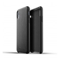 Cover leather MUJJO for iPhone Xr Full Leather Black