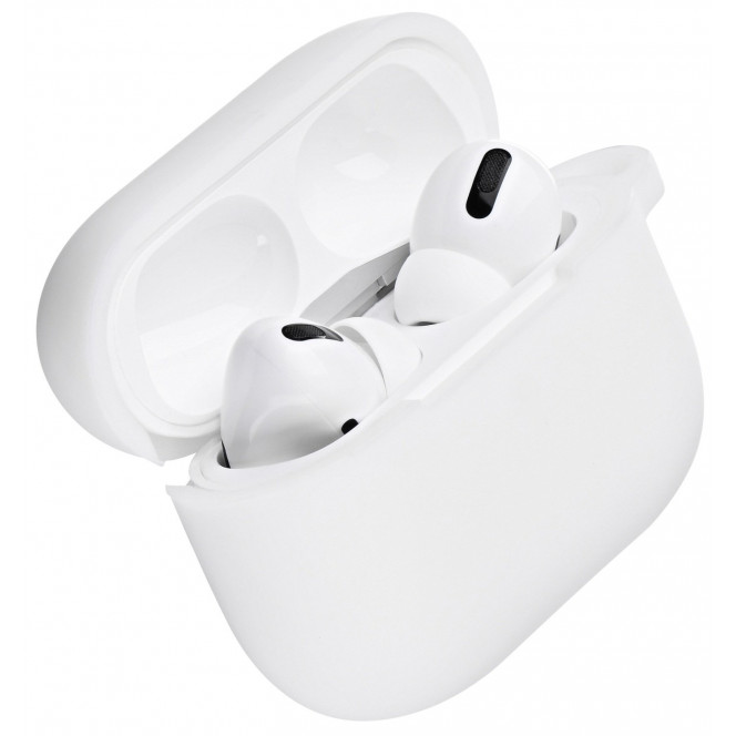 Cover 2E for AirPods Pro Pure Color Silicone Apple (2.5mm) White