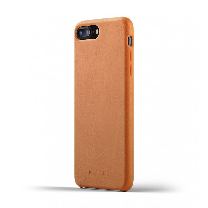 Cover leather MUJJO for iPhone 8 Plus/7 Plus Full Leather Tan