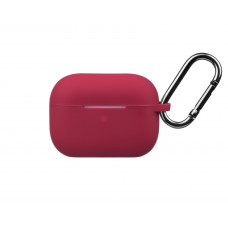 Cover 2E for AirPods Pro Pure Color Silicone Apple (2.5mm) Cherry Red