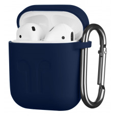 Чехол 2Е для Apple AirPods Pure Color Silicone Imprint (1.5mm) Navy