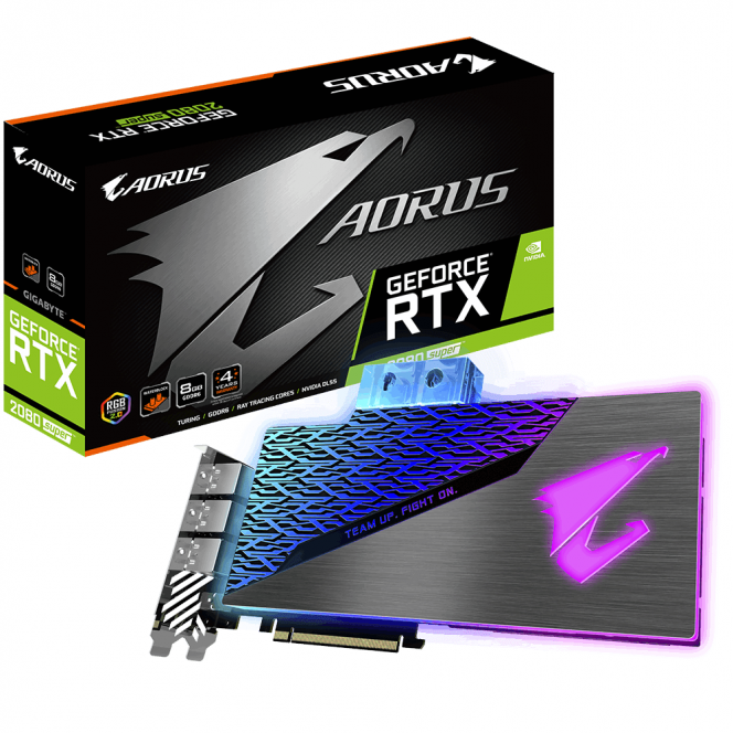 Video card Gigabyte GeForce RTX2080 SUPER WATERFORCE WB 8G AORUS (GV-N208SAORUS_WB-8GC)