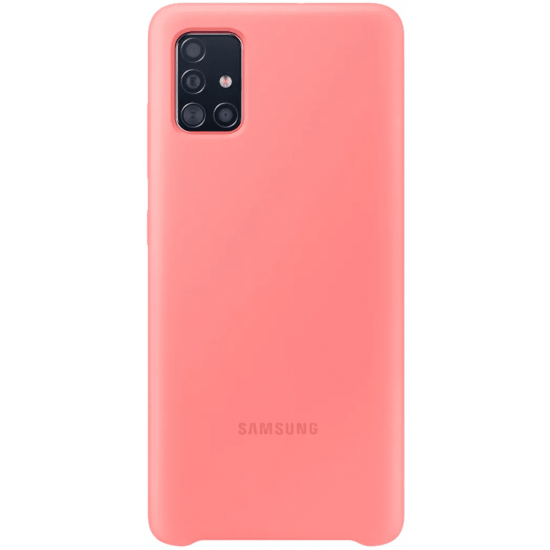 Cover of Samsung for Galaxy A51 (A515F) Silicone Cover Pink