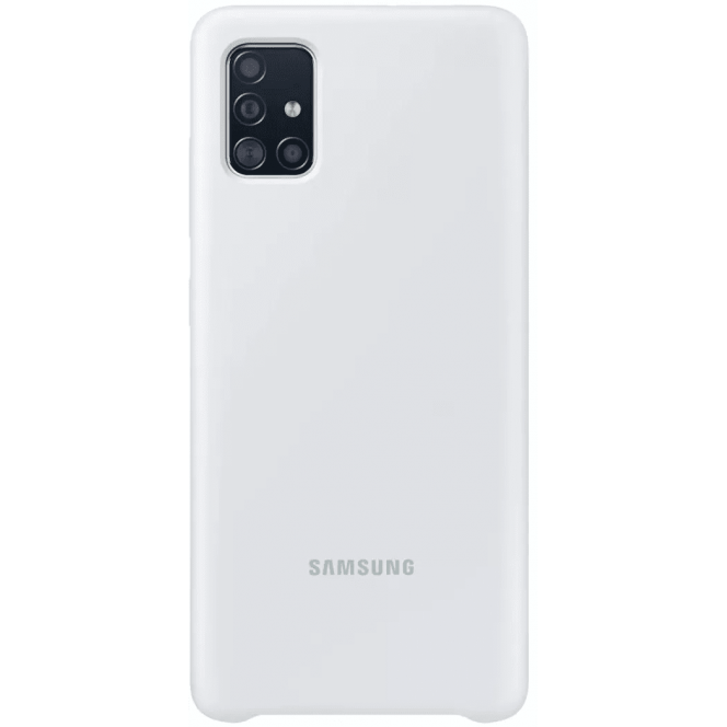 Чехол Samsung для Galaxy A51 (A515F) Silicone Cover White