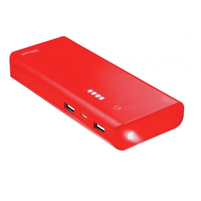 Portable TRUST Primo 10000 mAh Red accumulator