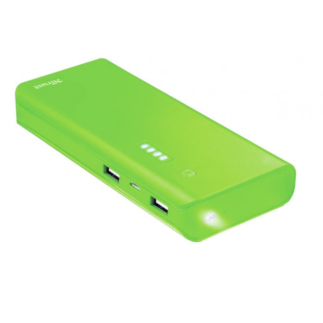 Portable TRUST Primo 10000 mAh Green accumulator