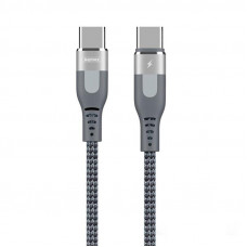 Remax Super PD Fast Type-C to Type-C Data/Charge 1M, silver cable