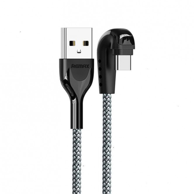 Data/Charge 1M, silver Remax Heymanba Type-C 3.0A cable