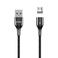 Кабель Remax Cigan Powerful Magnet MicroUSB 3.0A Data/Charge 1M, black