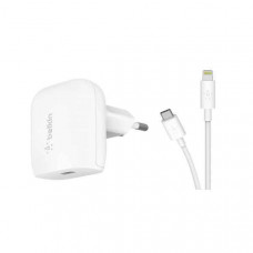 Сетевое зарядное устройство Belkin Home Charger (18W) Power Delivery Port USB-C Lightning 1.2м white