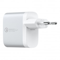 Сетевое зарядное устройство Belkin Home Charger (27W) Power Delivery/Quick Charge 4.0, USB-C 1.2m, silver