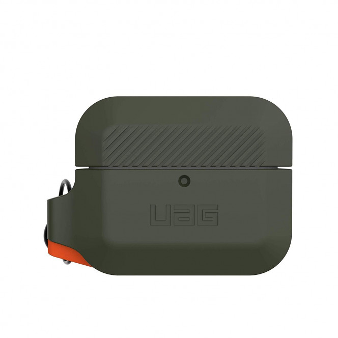 Чехол UAG для Airpods Pro Silicone Olive Drab/Orange