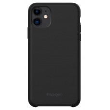 Cover of Spigen for iPhone 11 Silicone Fit Black