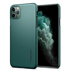 Чехол Spigen для iPhone 11 Pro Max Thin Fit Midnight Green