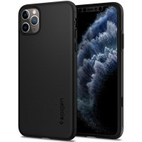 Cover of Spigen for iPhone 11 Pro Max Thin Fit Classic Black