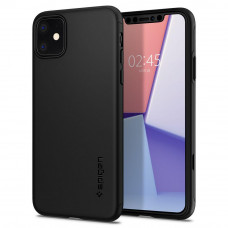 Чехол Spigen для iPhone 11 Thin Fit Classic Black