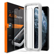 Стекло Spigen для iPhone 11 Pro/XS/X AlignMaster Glas tR 2 pack