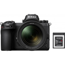 NIKON Z7 camera + 24-70 F4.0 + 64Gb XQD (VOA010K006)