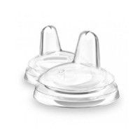 Replaceable soft silicone noses of Avent for a feeder of 6 m + / 9м + (SCF745/00)