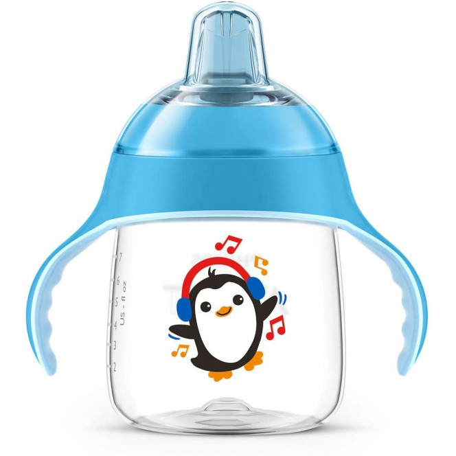 No-spill cup with a nose of Avent of 260 ml of 12 months + a blue (SCF747/02) Discount of 20%!