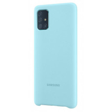 Cover of Samsung for Galaxy A71 (A715F) Silicone Cover Blue