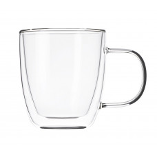 A set of cups with Ardesto handles with double walls for latte, 310 ml, 2 pieces of AR2631GH