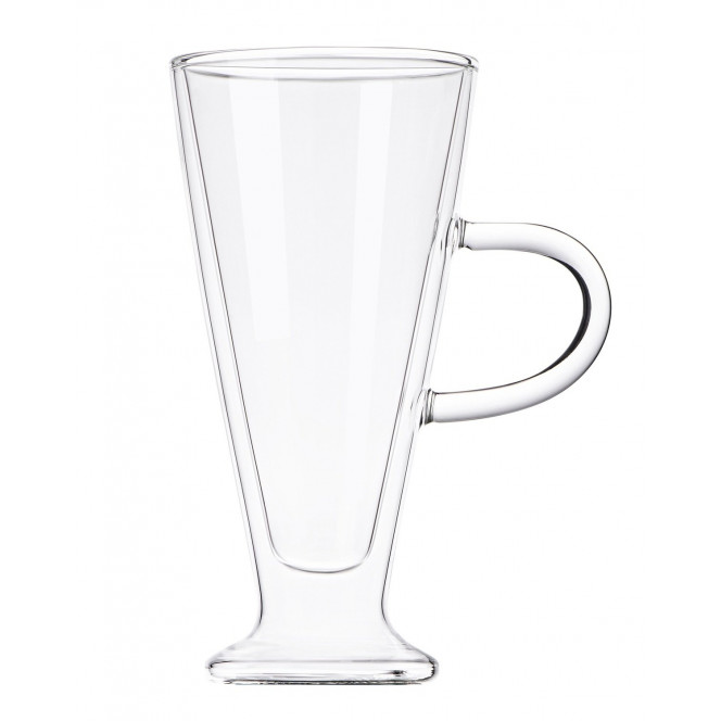 A set of cups with Ardesto handles with double walls for latte, 230 ml, 2 pieces of AR2623GH