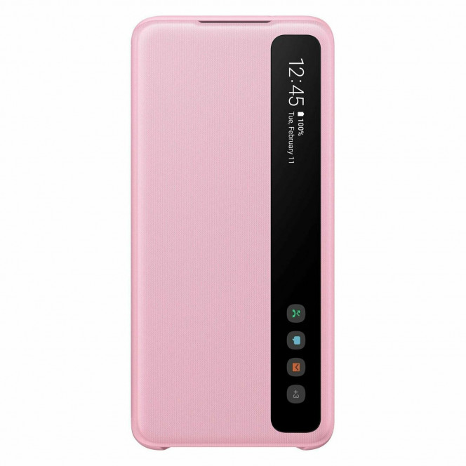 Cover of Samsung for Galaxy S20 (G980) Clear View Cover Pink