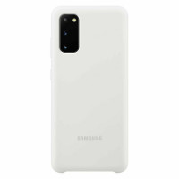 Cover of Samsung for Galaxy S20 (G980) Silicone Cover White