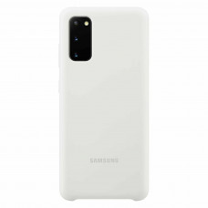 Cover of Samsung for Galaxy S20 (G980) Silicone Cover White