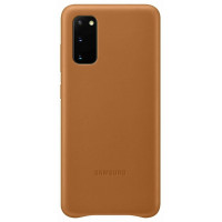 Чехол Samsung Leather Cover для Galaxy S20 (G980) Brown